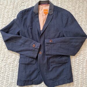 Hugo Boss Orange Tag Lightweight Denim Sport coat blazer